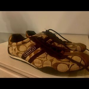 Worn once! Coach gym shoes